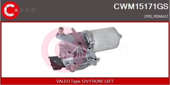 Casco CWM15171GS - Двигатель стеклоочистителя autodif.ru