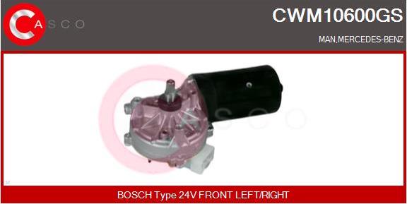 Casco CWM10600GS - Двигатель стеклоочистителя autodif.ru