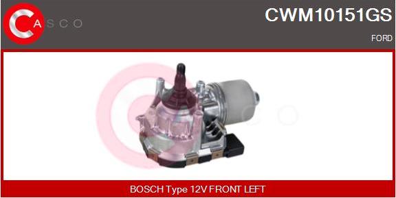 Casco CWM10151GS - Двигатель стеклоочистителя autodif.ru