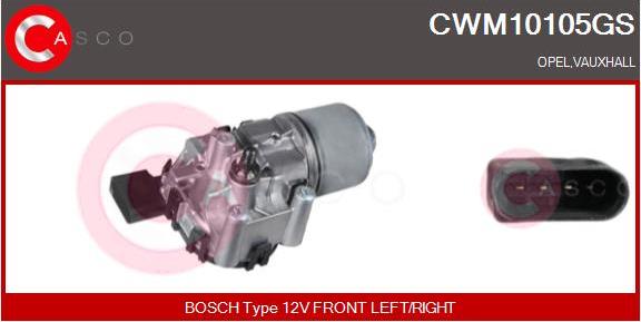 Casco CWM10105GS - Двигатель стеклоочистителя autodif.ru