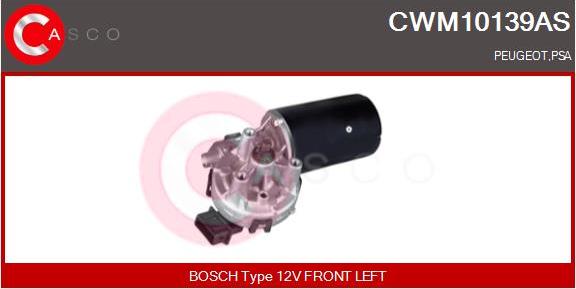 Casco CWM10139AS - Двигатель стеклоочистителя autodif.ru