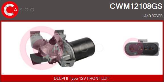 Casco CWM12108GS - Двигатель стеклоочистителя autodif.ru