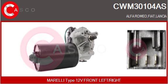 Casco CWM30104AS - Двигатель стеклоочистителя autodif.ru
