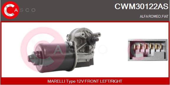 Casco CWM30122AS - Двигатель стеклоочистителя autodif.ru