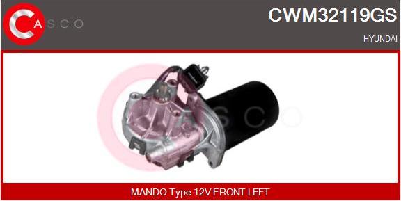 Casco CWM32119GS - Двигатель стеклоочистителя autodif.ru