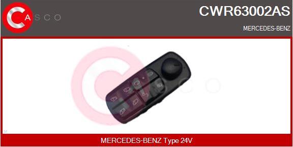 Casco CWR63002AS - Выключатель, стеклоподъемник autodif.ru