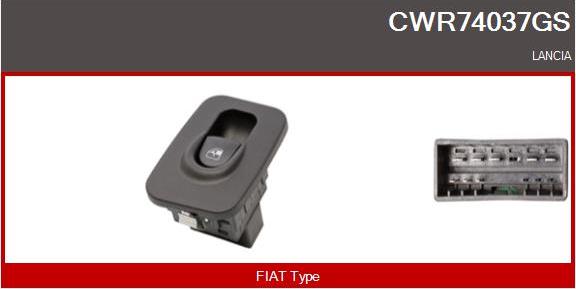 Casco CWR74037GS - Выключатель, стеклоподъемник autodif.ru