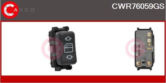 Casco CWR76059GS - Выключатель, стеклоподъемник autodif.ru