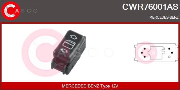 Casco CWR76001AS - Выключатель, стеклоподъемник autodif.ru