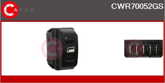 Casco CWR70052GS - Выключатель, стеклоподъемник autodif.ru