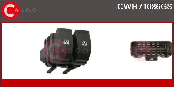 Casco CWR71086GS - Выключатель, стеклоподъемник autodif.ru