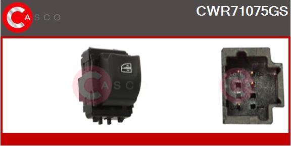 Casco CWR71075GS - Выключатель, стеклоподъемник autodif.ru