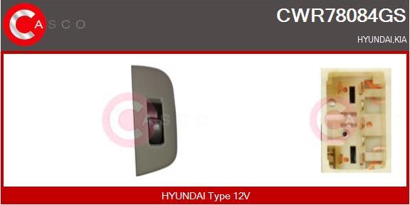 Casco CWR78084GS - Выключатель, стеклоподъемник autodif.ru