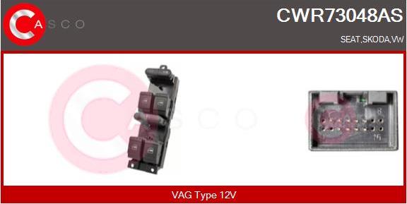 Casco CWR73048AS - Выключатель, стеклоподъемник autodif.ru