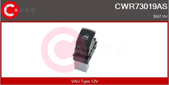 Casco CWR73019AS - Выключатель, стеклоподъемник autodif.ru