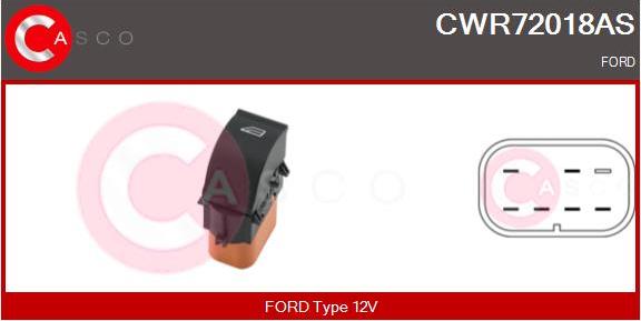 Casco CWR72018AS - Выключатель, стеклоподъемник autodif.ru