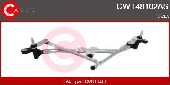 Casco CWT48102AS - Система тяг и рычагов привода стеклоочистителя autodif.ru