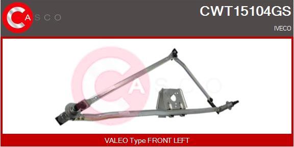Casco CWT15104GS - Система тяг и рычагов привода стеклоочистителя autodif.ru