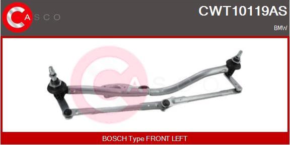 Casco CWT10119AS - Система тяг и рычагов привода стеклоочистителя autodif.ru