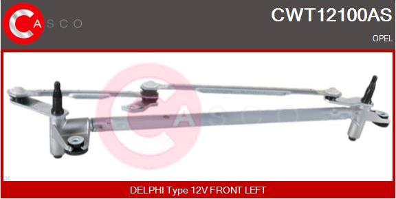 Casco CWT12100AS - Система тяг и рычагов привода стеклоочистителя autodif.ru