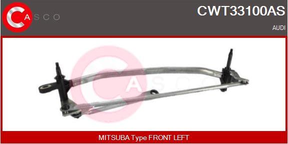 Casco CWT33100AS - Система тяг и рычагов привода стеклоочистителя autodif.ru