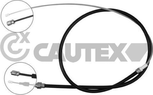 Cautex 468067 - Тросик, cтояночный тормоз autodif.ru