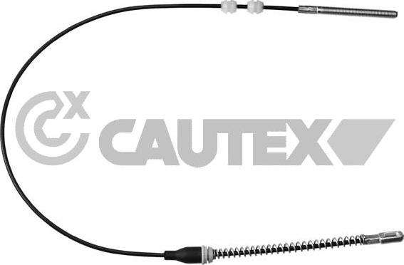 Cautex 487026 - Тросик, cтояночный тормоз autodif.ru