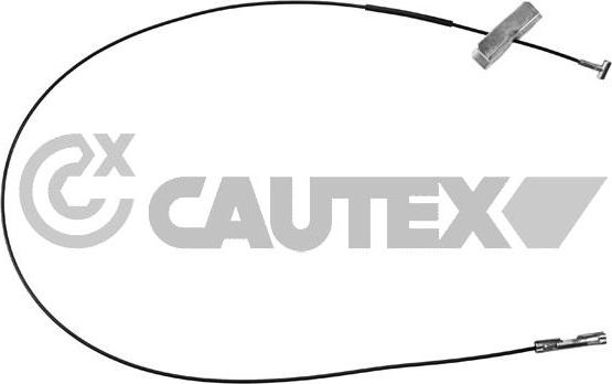 Cautex 069100 - Тросик, cтояночный тормоз autodif.ru