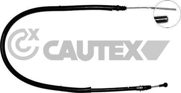 Cautex 019066 - Тросик, cтояночный тормоз autodif.ru