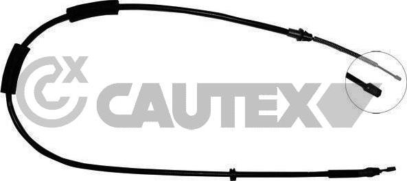 Cautex 088092 - Тросик, cтояночный тормоз autodif.ru