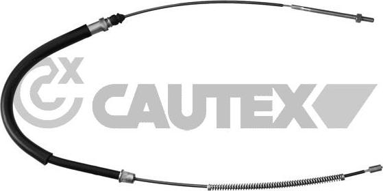 Cautex 035807 - Тросик, cтояночный тормоз autodif.ru