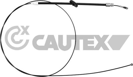 Cautex 188005 - Тросик, cтояночный тормоз autodif.ru