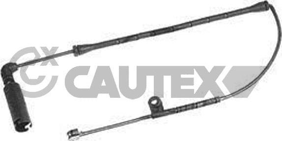 Cautex 755111 - Сигнализатор, износ тормозных колодок autodif.ru