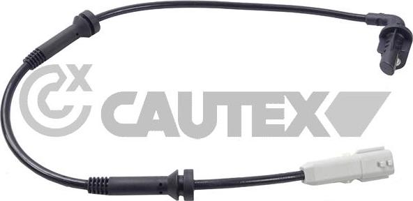 Cautex 755260 - Датчик ABS, частота вращения колеса autodif.ru