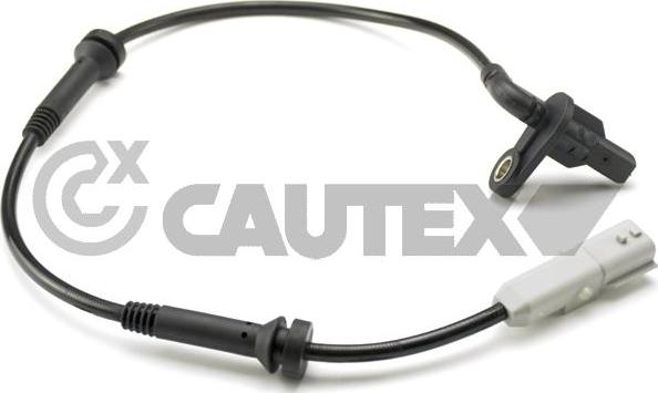Cautex 755261 - Датчик ABS, частота вращения колеса autodif.ru