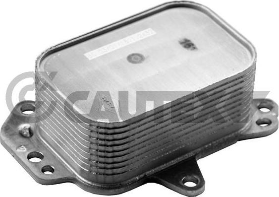 Cautex 751833 - Масляный радиатор, двигательное масло autodif.ru