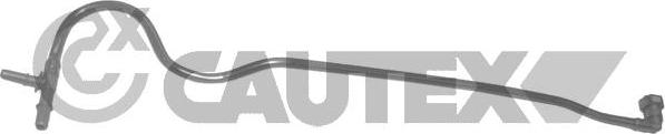 Cautex 757445 - Шланг топливный FIAT DOBLO 1.3D 05-10 autodif.ru