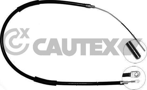 Cautex 766059 - Тросик, cтояночный тормоз autodif.ru