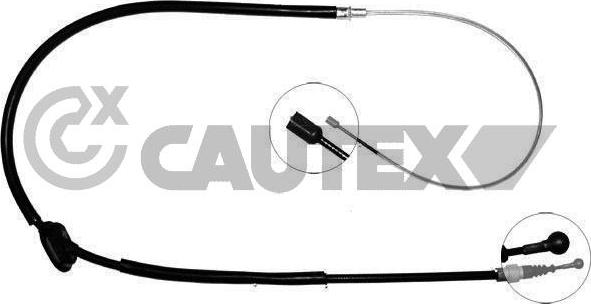 Cautex 760166 - Тросик, cтояночный тормоз autodif.ru