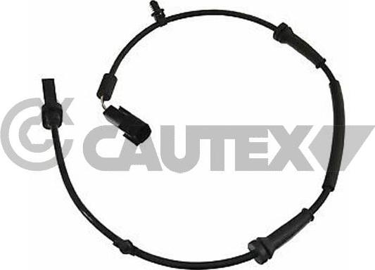 Cautex 772434 - Датчик ABS, частота вращения колеса autodif.ru
