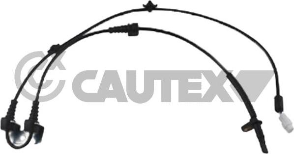 Cautex 772556 - Датчик ABS, частота вращения колеса autodif.ru