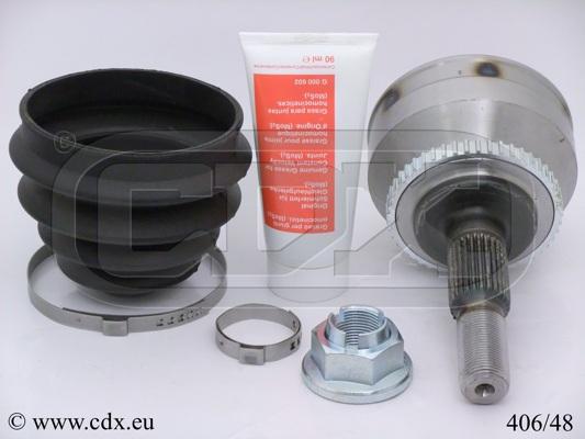 CDX 406/48 - Шарнирный комплект, ШРУС, приводной вал autodif.ru