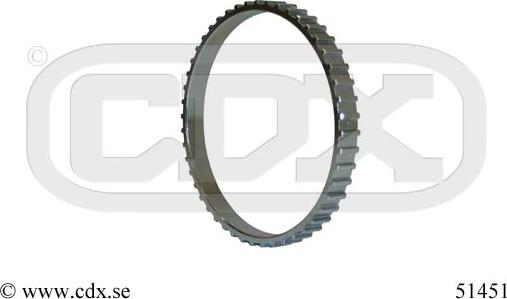 CDX 51451 - Зубчатое кольцо для датчика ABS autodif.ru