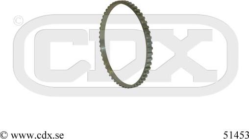 CDX 51453 - Зубчатое кольцо для датчика ABS autodif.ru