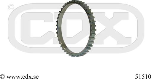 CDX 51510 - Зубчатое кольцо для датчика ABS autodif.ru