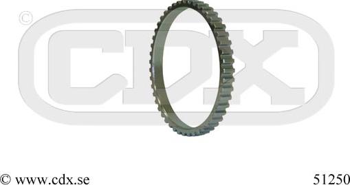 CDX 51250 - Зубчатое кольцо для датчика ABS autodif.ru