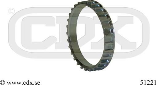 CDX 51221 - Зубчатое кольцо для датчика ABS autodif.ru