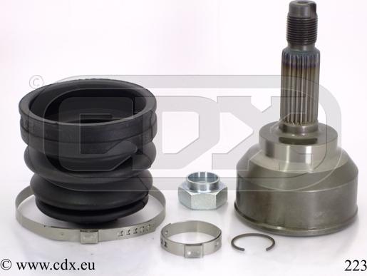 CDX 223 - Шарнирный комплект, ШРУС, приводной вал autodif.ru