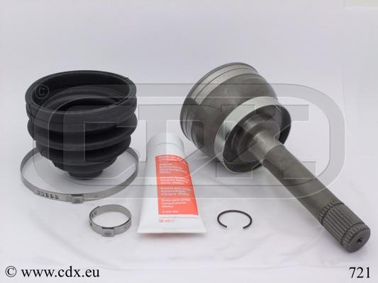 CDX 721 - Шарнирный комплект, ШРУС, приводной вал autodif.ru