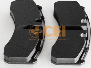 C.E.I. 584.022 - Тормозные колодки, дисковые, комплект autodif.ru